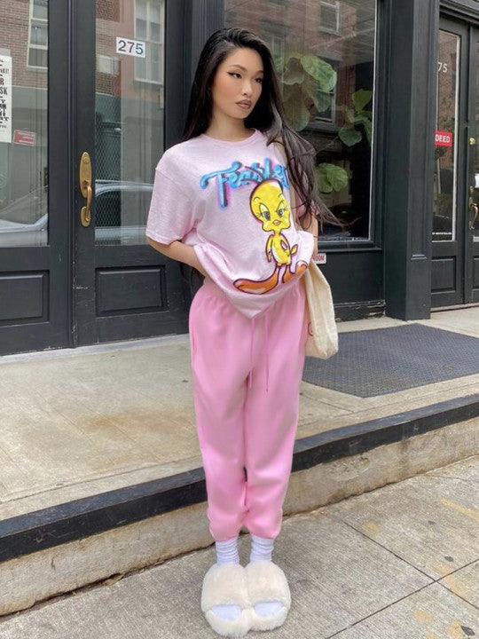 Damen hochwertige Sweatpants mit elastischem Bund und seitlichen Taschen Stalluxe
