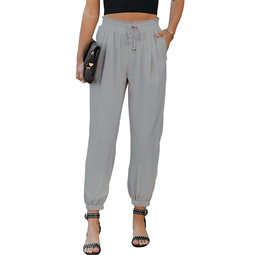 Damen Luftige Jogginghose mit elastischem Bund und praktischen Taschen Stalluxe