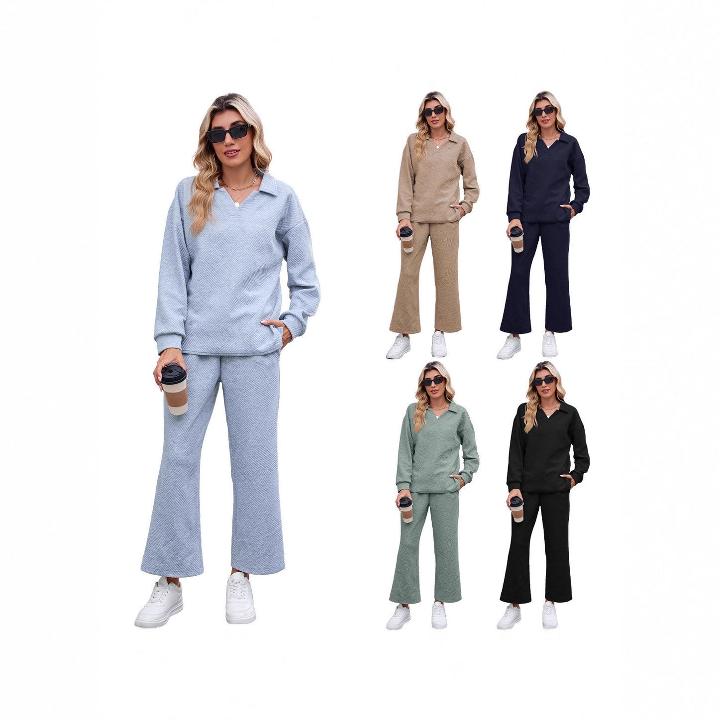 Damen lässige Oversize Kombination Stalluxe