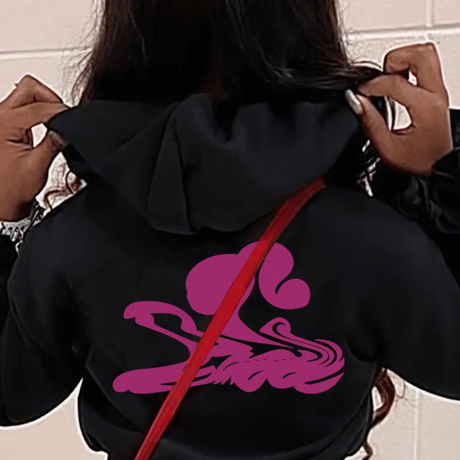 Damen Sportliche Kapuzenjacke Stalluxe
