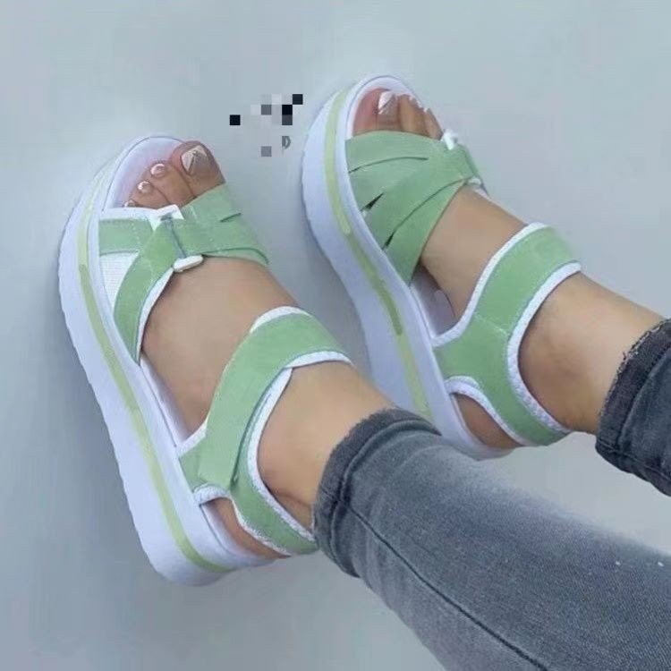 Damen Sportliche Sandalen mit ergonomischem Fußbett und verstellbarem Riemendesign Stalluxe