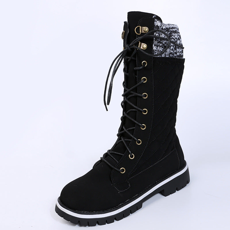 Damen Modische Winterstiefel mit warmem Futter und robustem Profil Stalluxe
