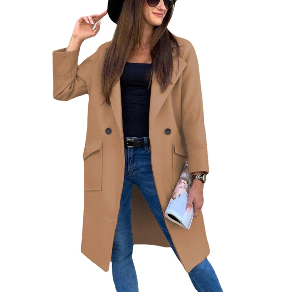 Damen Übergangsjacke mit modischem Schnitt und praktischen Taschen Stalluxe