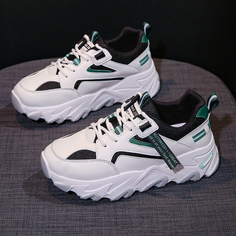 Damen Sportliche Sneakers mit atmungsaktiver Mesh-Oberfläche Stalluxe