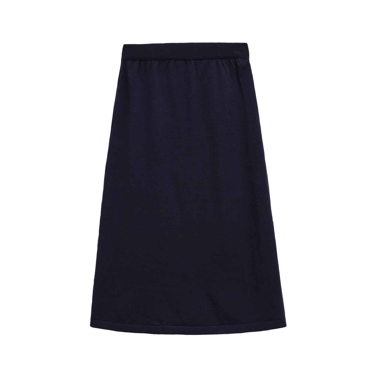 Damen Midi-Rock aus weichem Baumwollmix mit elastischem Bund Stalluxe