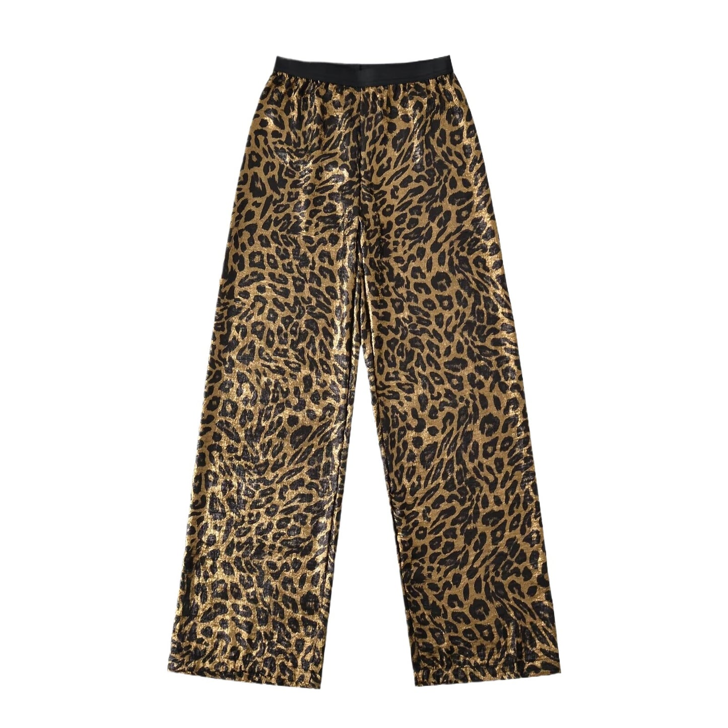 Damen elegante Leoparden-Hose Stalluxe