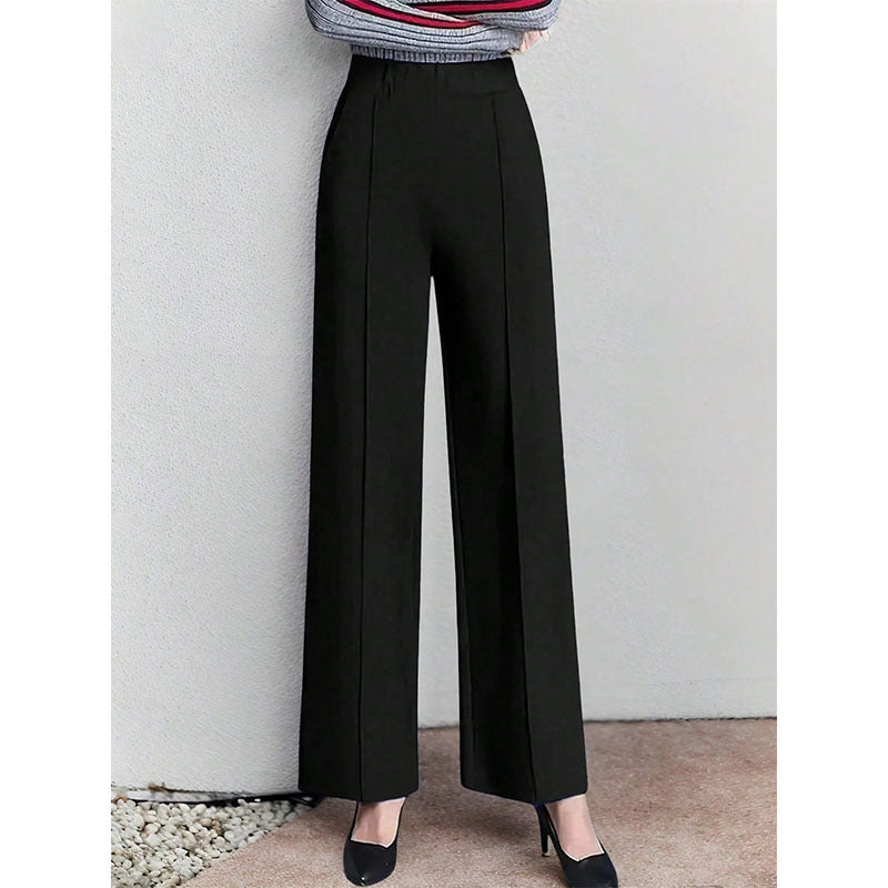 Damen elegante Culotte mit hohen Taillenschnitt und seitlichen Eingrifftaschen Stalluxe