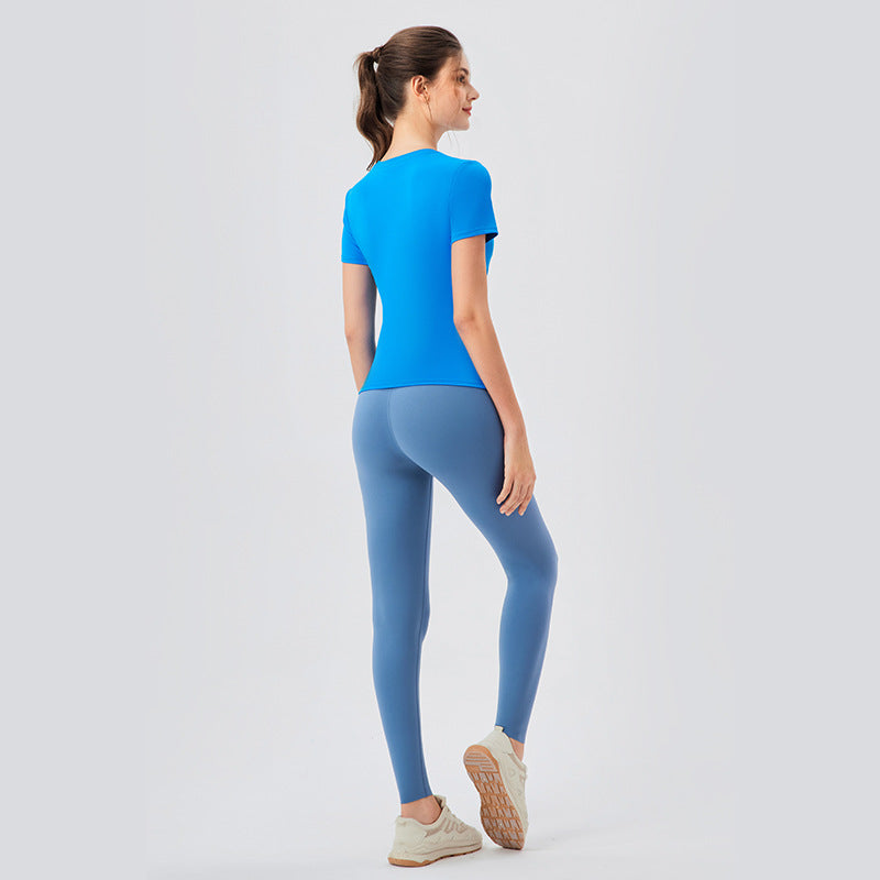 Damen Sportliches Kurzarm Funktionsshirt Stalluxe