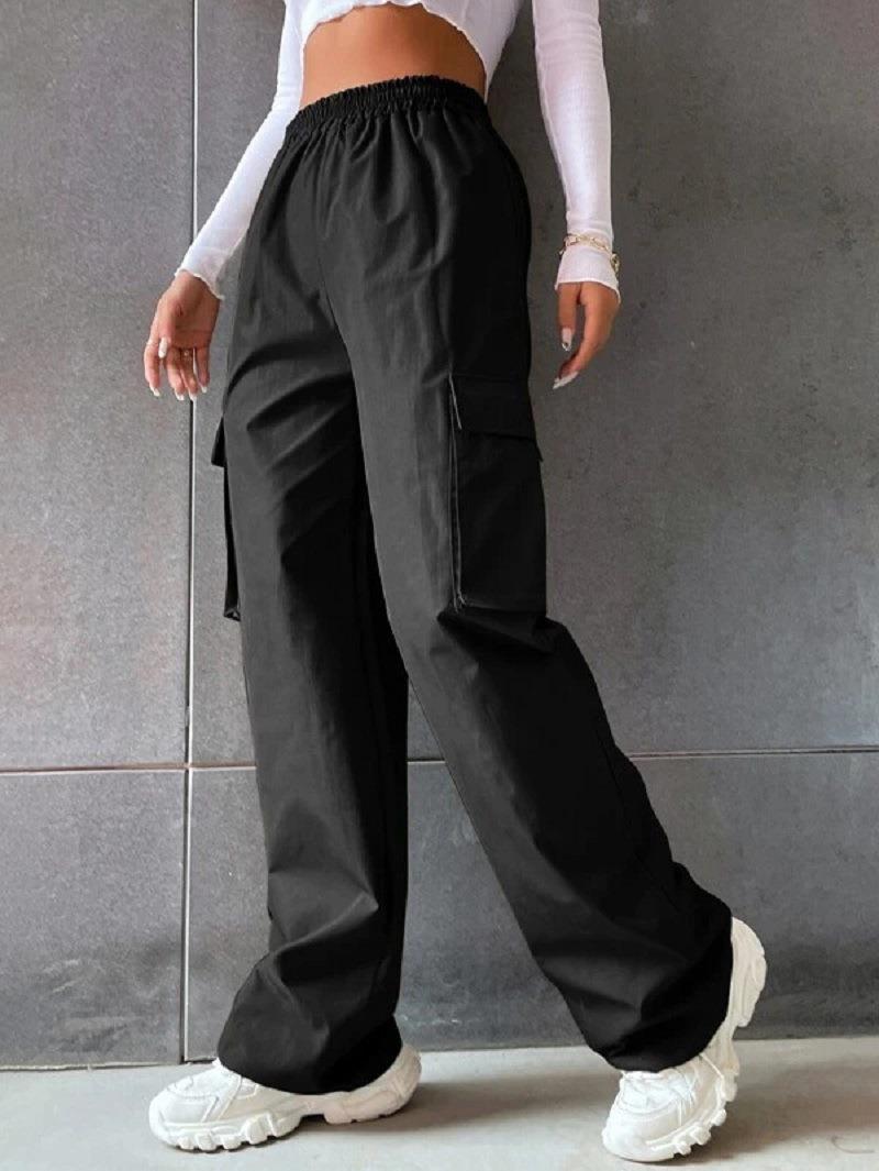 Damen Cargo-Hose mit elastischem Bund und praktischen Seitentaschen Stalluxe