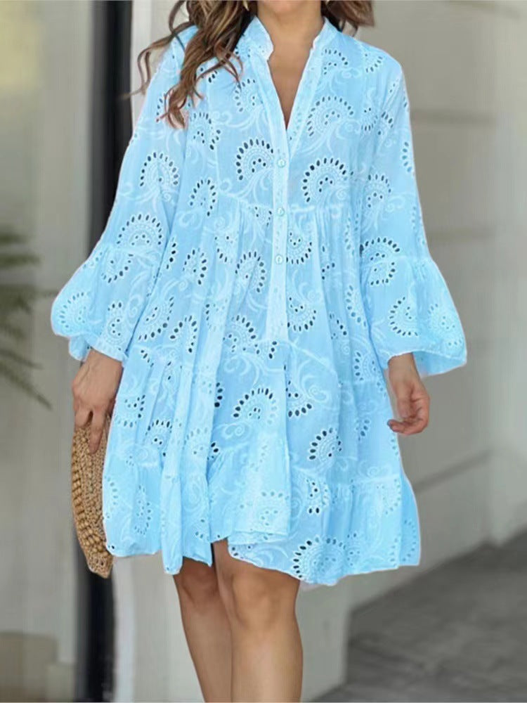 Damen Sommerkleid im lässigen Schnitt Stalluxe