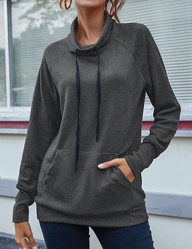 Damen modischer Kapuzensweater mit praktischen Taschen und ergonomischem Schnitt Stalluxe