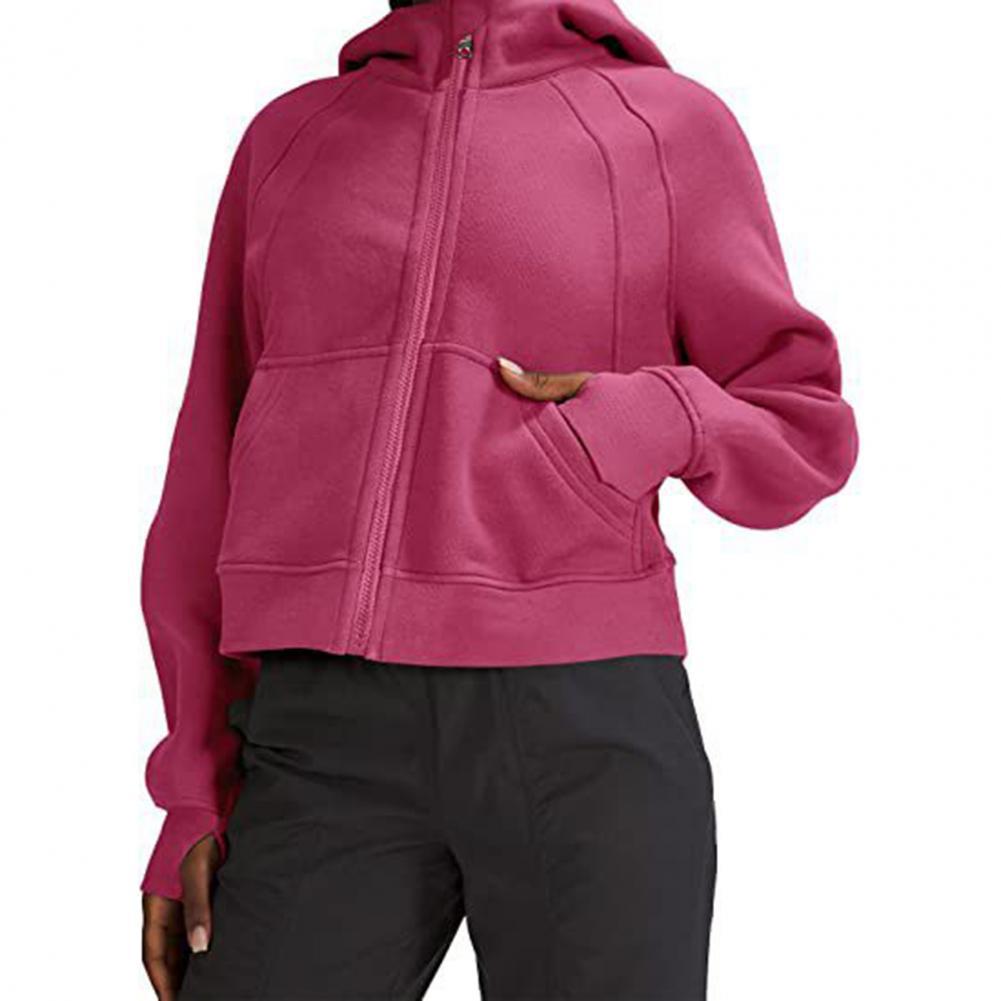 Damen lässige Kapuzenjacke mit nach unten gerafftem Schnitt und praktischen Taschen Stalluxe