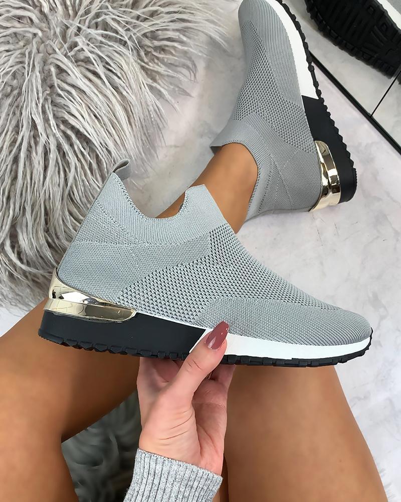 Damen modische Sneakersocke mit atmungsaktiver Mesh-Oberfläche Stalluxe