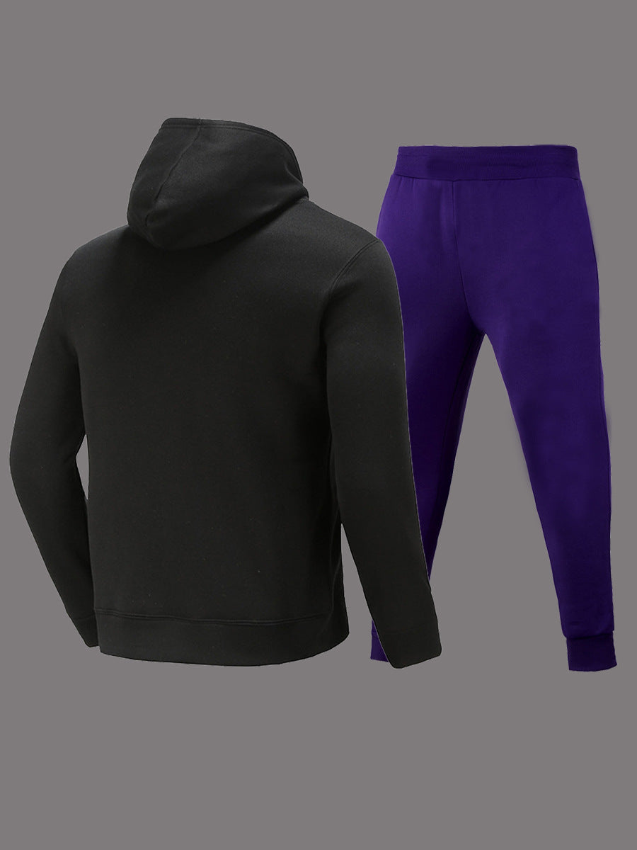 Damen Sportliches Hoodie und Jogginghose Set mit kreativem Grafikdesign Stalluxe