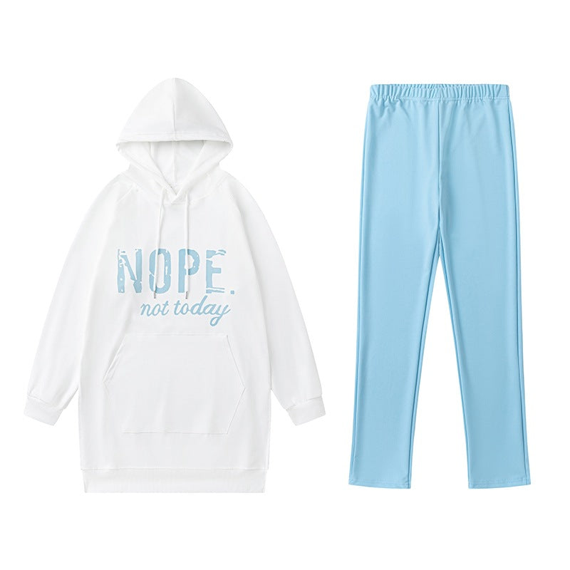 Damen Sportliches Hoodie und Jogginghose Set Stalluxe