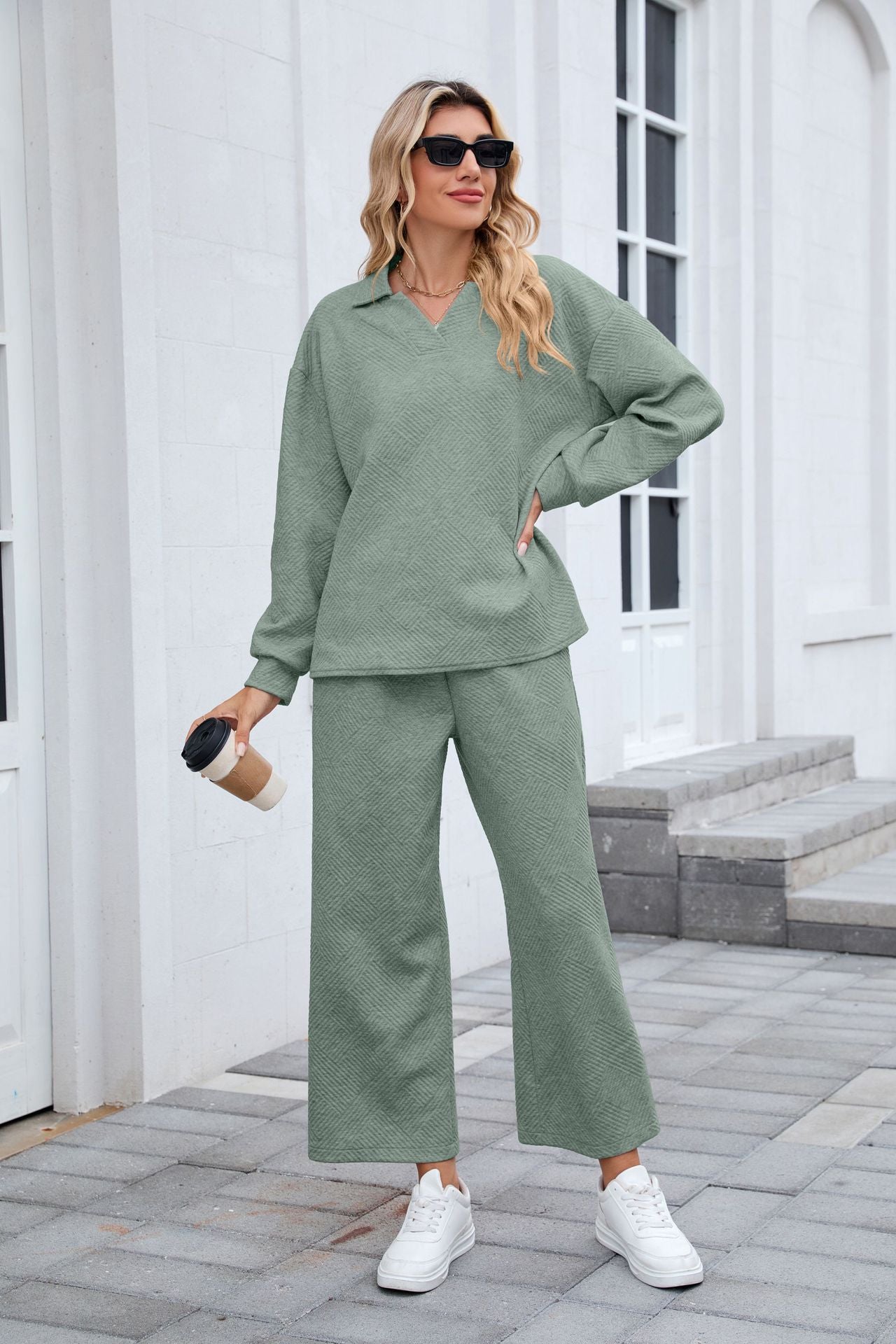Damen lässige Oversize Kombination Stalluxe