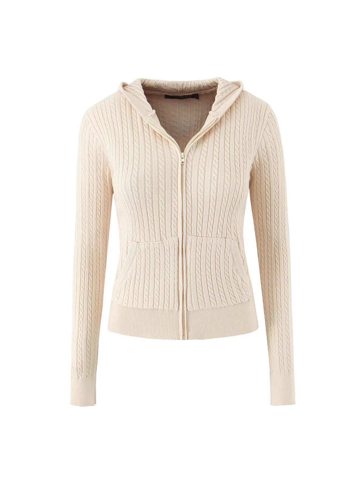 Damen Freizeit-Hoodie mit strukturierter Oberflächenverarbeitung und praktischen Taschen Stalluxe
