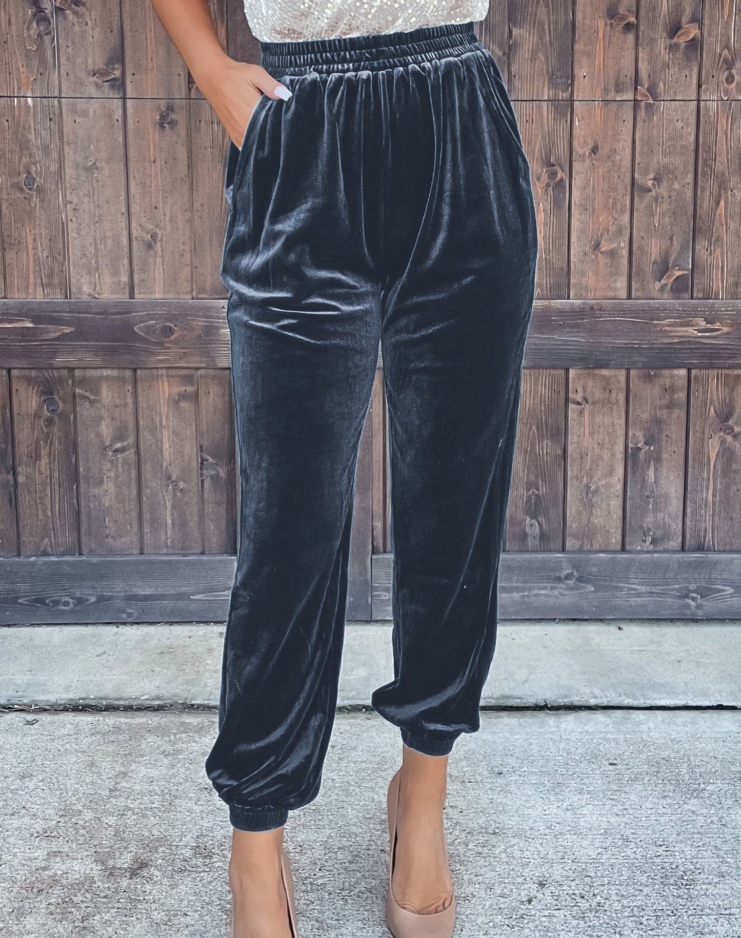 Damen samtig weiche Freizeithose Stalluxe