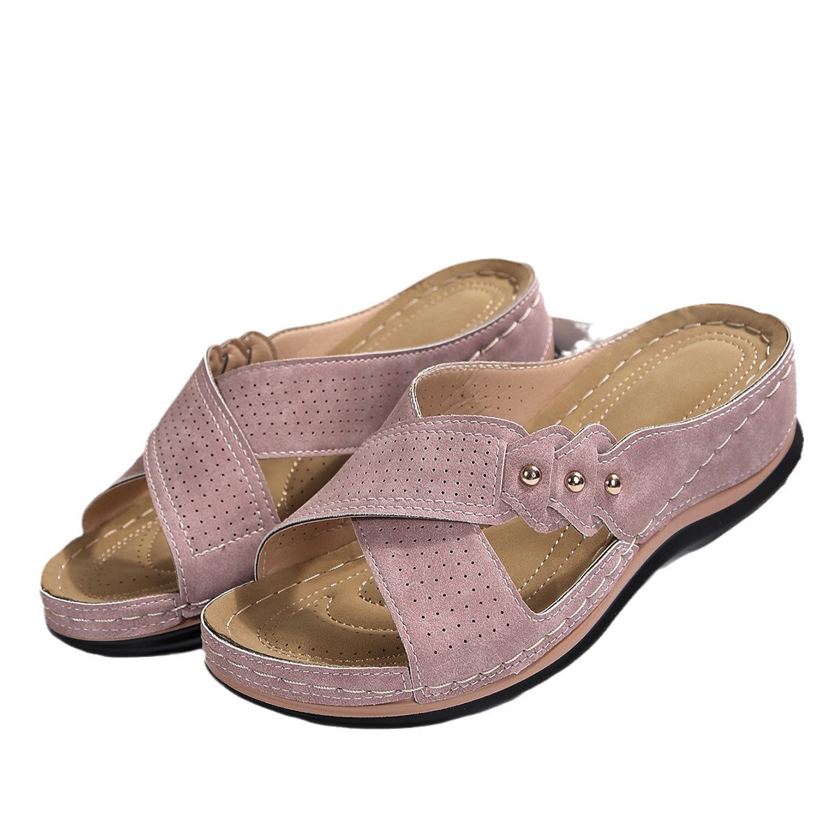 Damen Komfortable Riemensandalen mit atmungsaktiven Einsätzen und ergonomischer Sohle Stalluxe