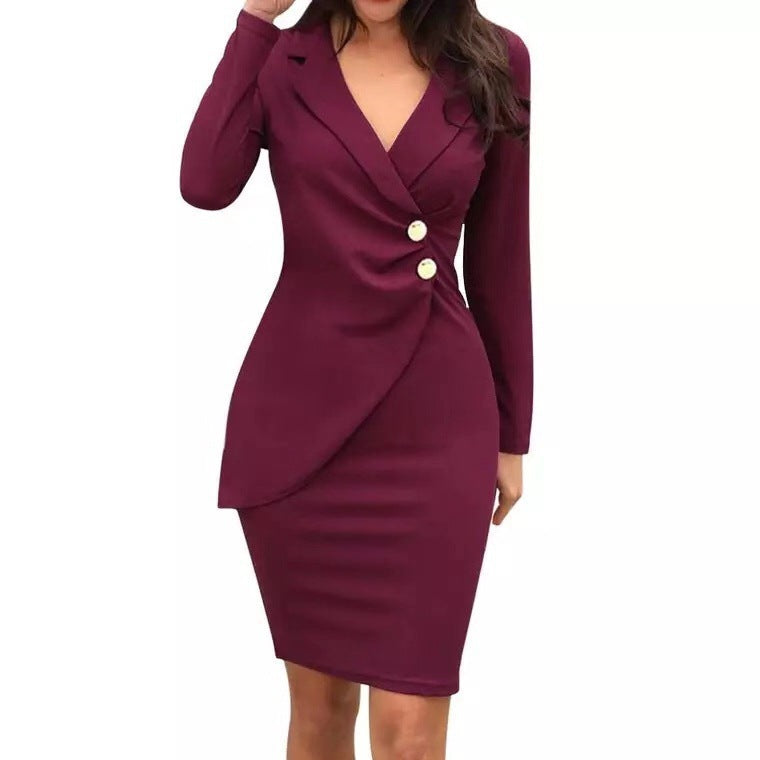 Women's Tailored Blazer Dress Stalluxe