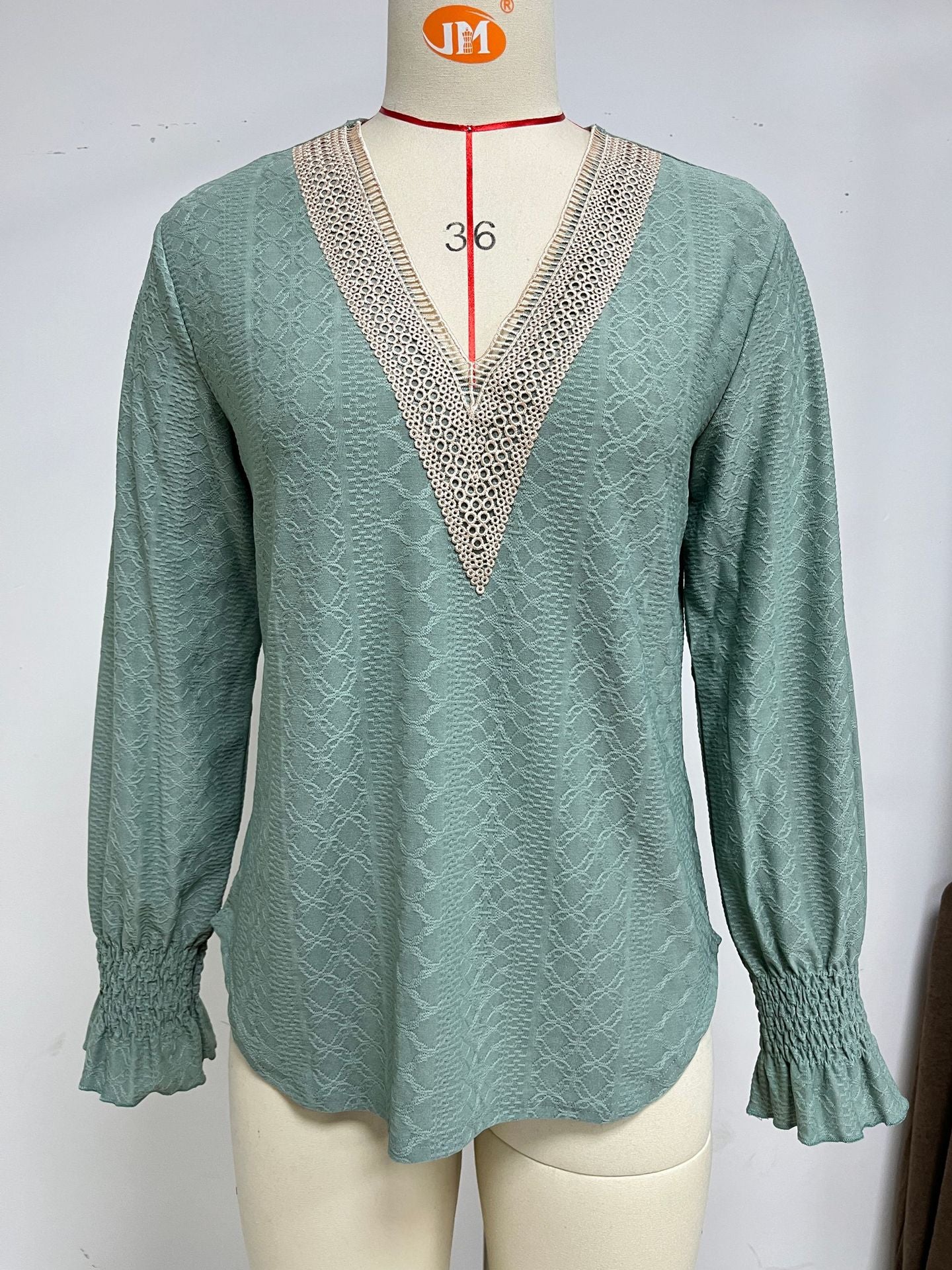 Damen Luftiges Blusenshirt mit feinem Strukturdesign Stalluxe
