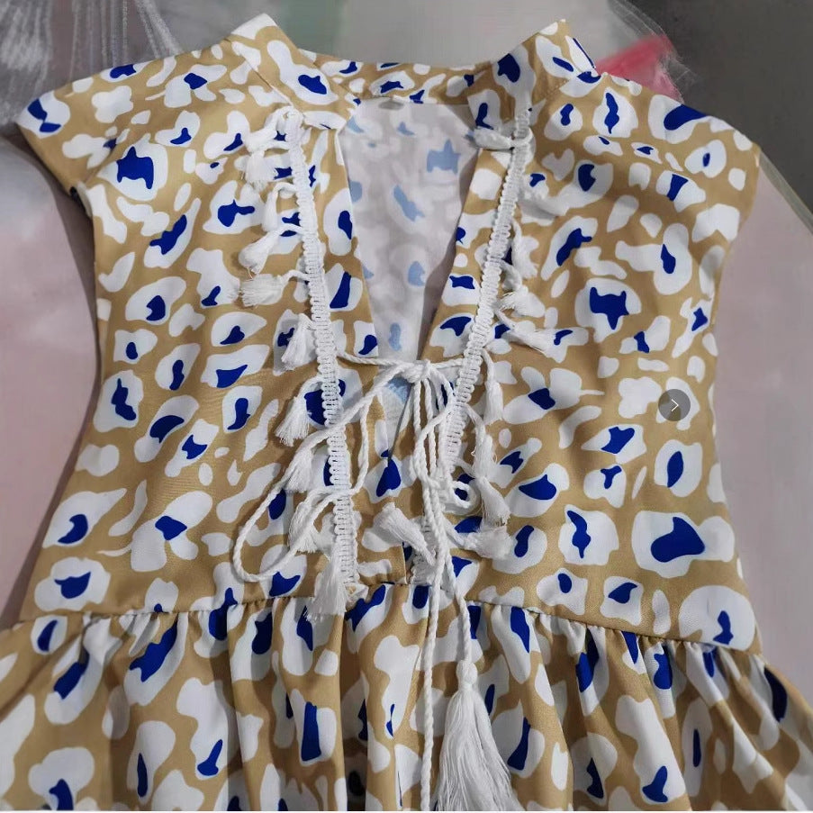 Damen Hippie-inspiriertes Kleid Stalluxe