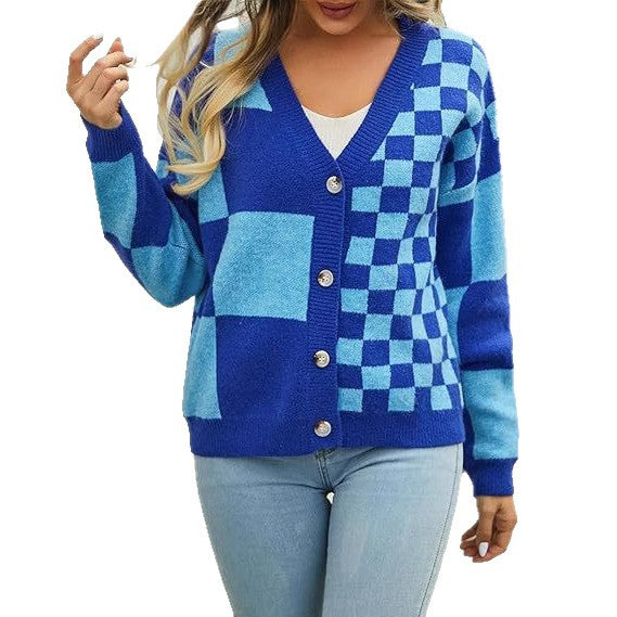 Damen Gemusterte Strickjacke Stalluxe