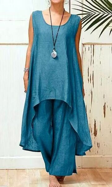 Women's Flowy Tunic Maxi Jumpsuit Stalluxe