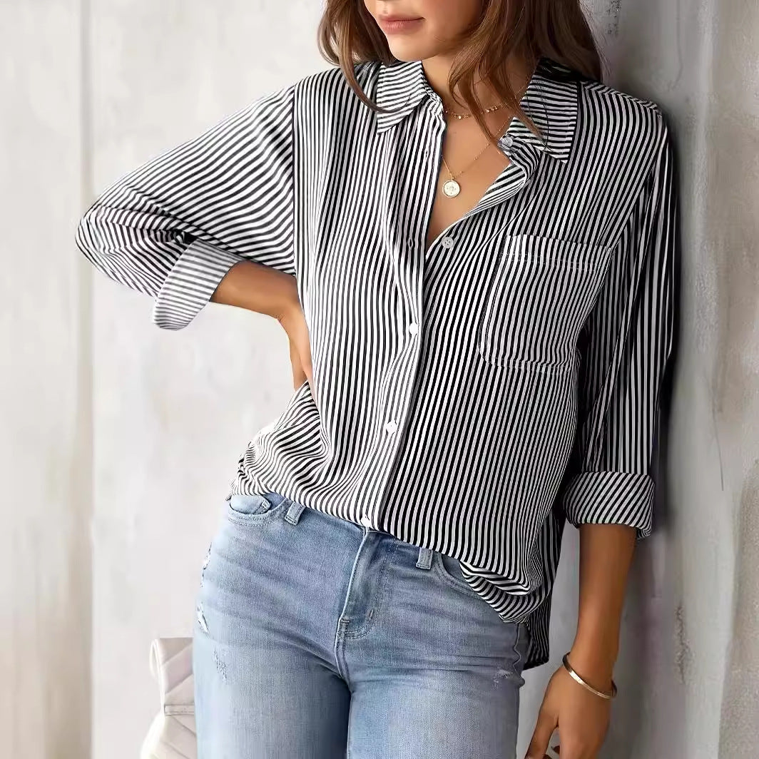 Damen lässige Hemdbluse Stalluxe