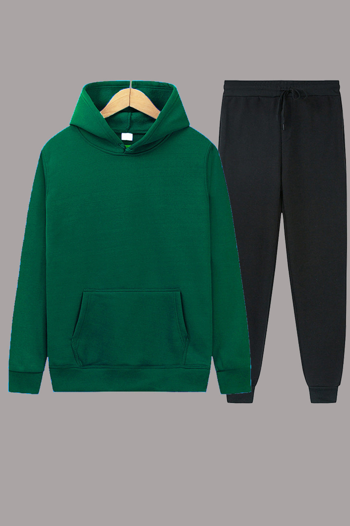 Damen sportliches Hoodie- und Jogginghosen-Set mit elastischem Bund und praktischen Taschen Stalluxe