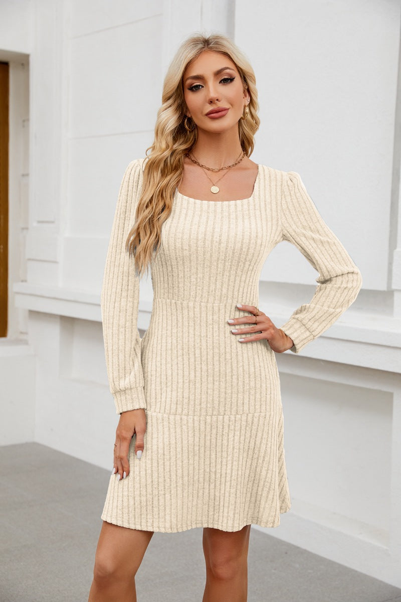 Damen gestricktes Midikleid Stalluxe