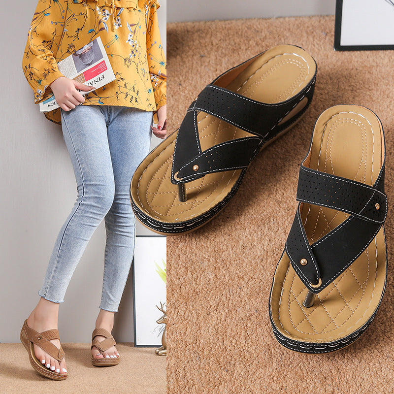 Damen Komfortable Riemchen-Sandalen mit atmungsaktiven Obermaterial Stalluxe