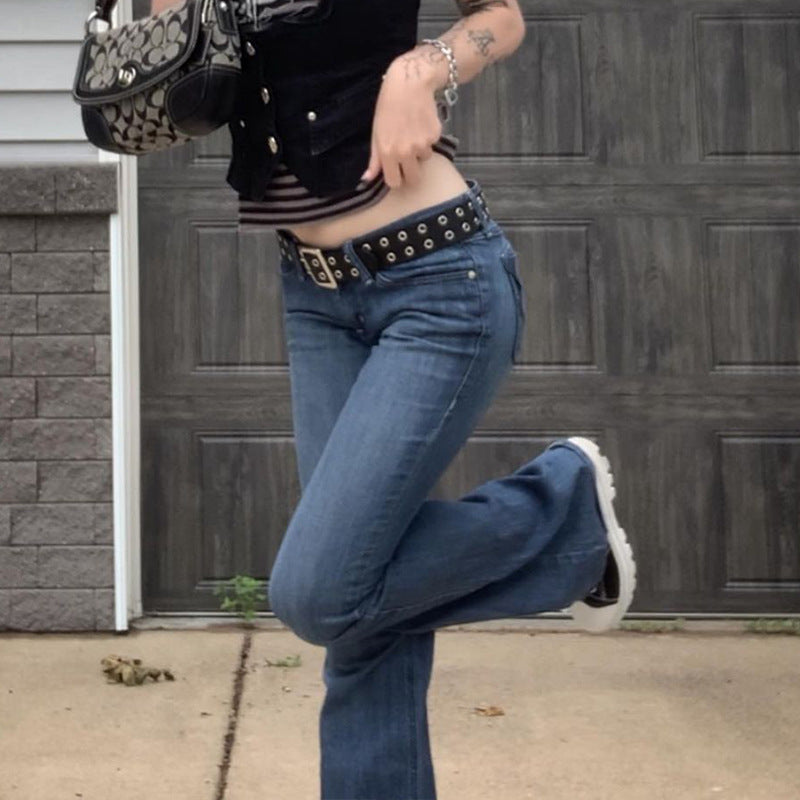 Damen Flared Jeans im Vintage-Stil Stalluxe