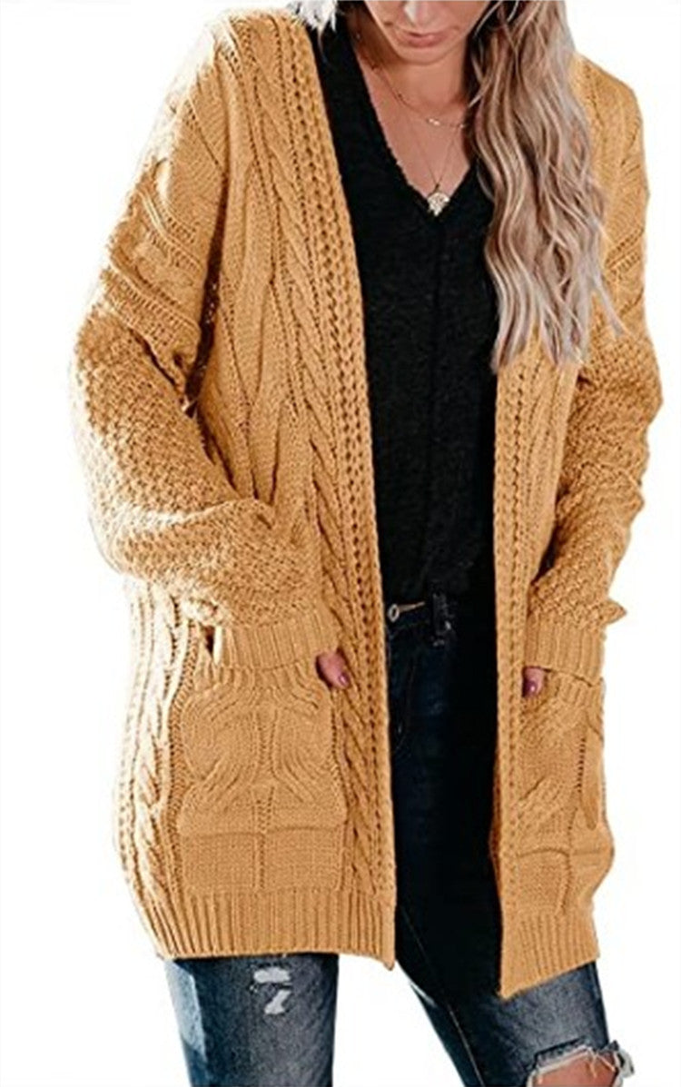 Damen Strickjacke mit Taschen und lässigem Schnitt Stalluxe
