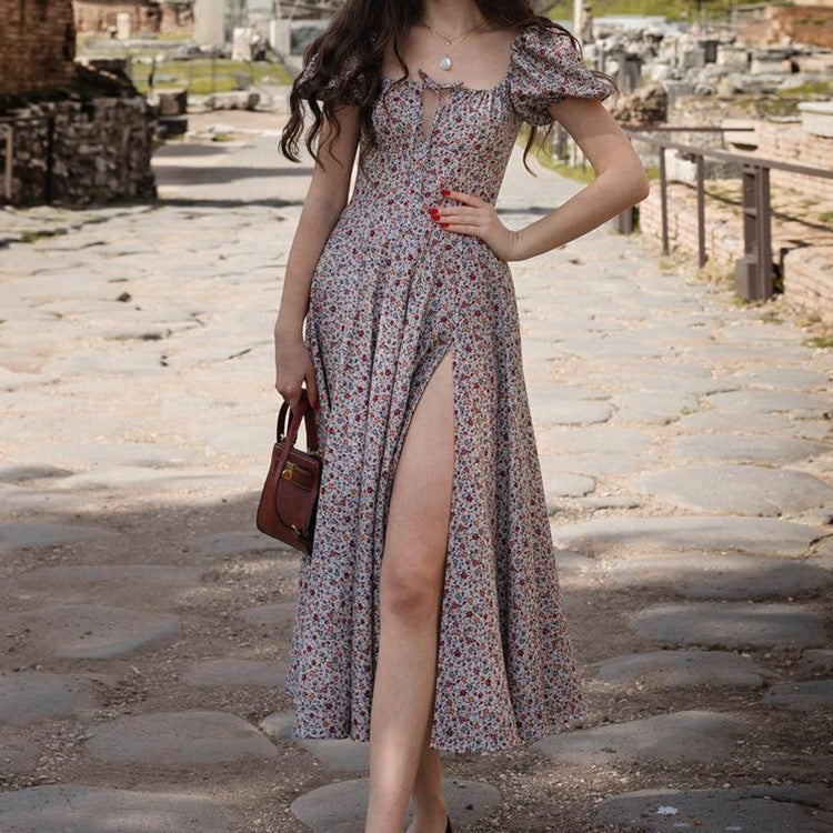 Damen Blumenkleid Stalluxe