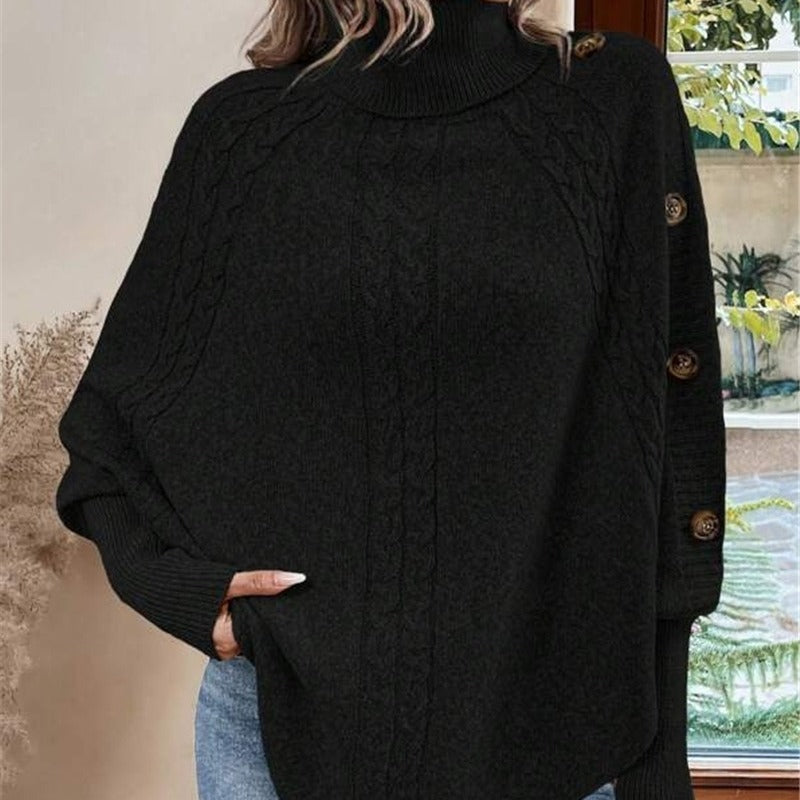 Damen Strickpullover mit eleganten Knopfdetails und lässigem Schnitt Stalluxe