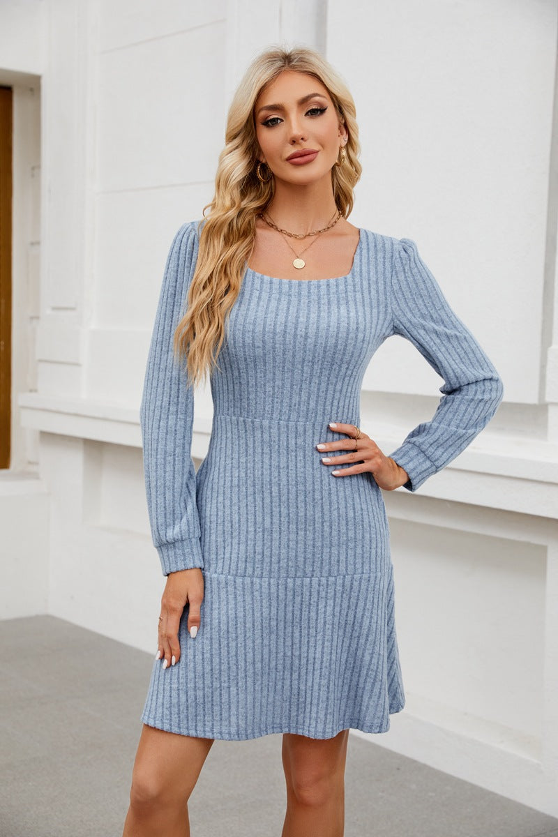 Damen gestricktes Midikleid Stalluxe