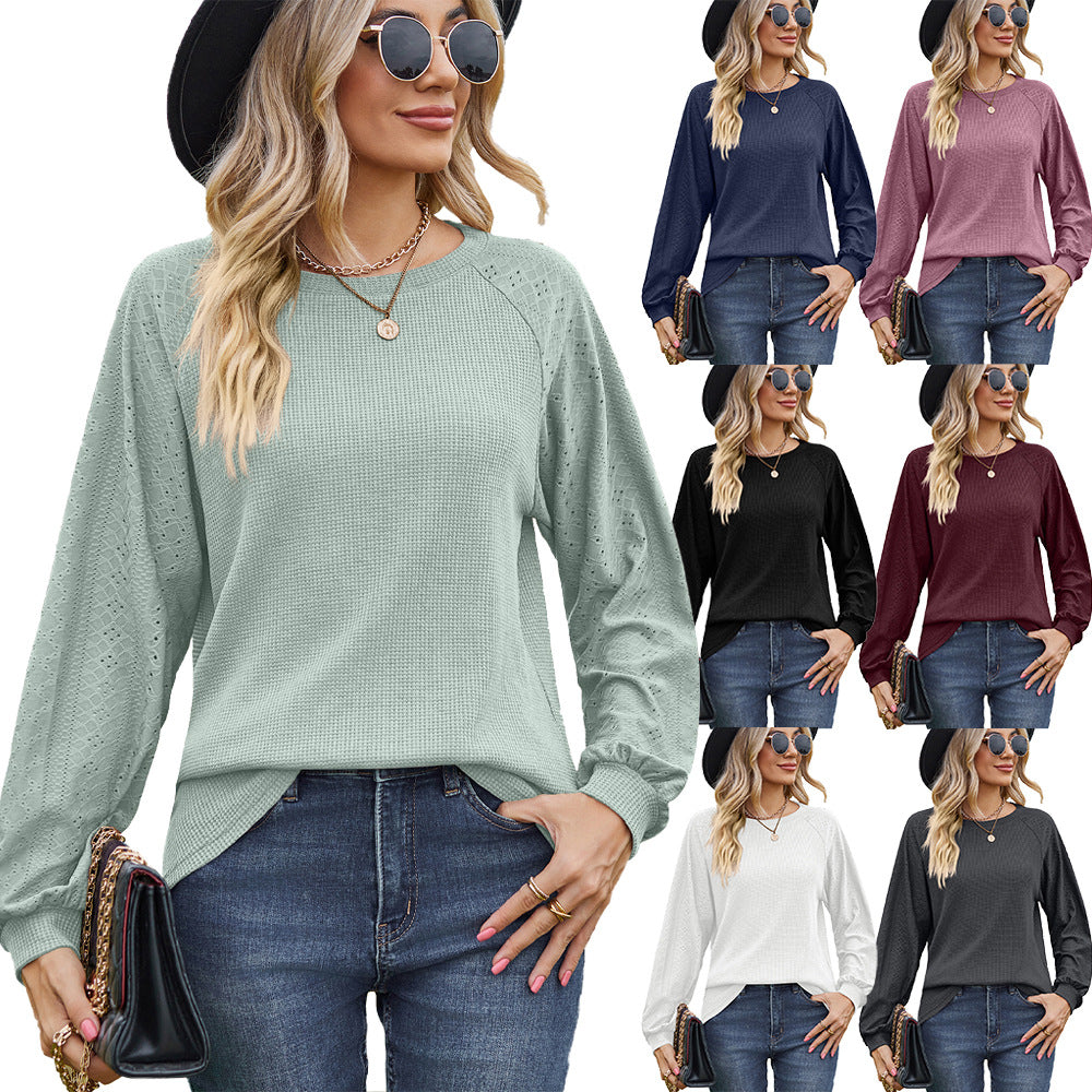 Damen lässiger Pullover mit modischen Strickdetails Stalluxe