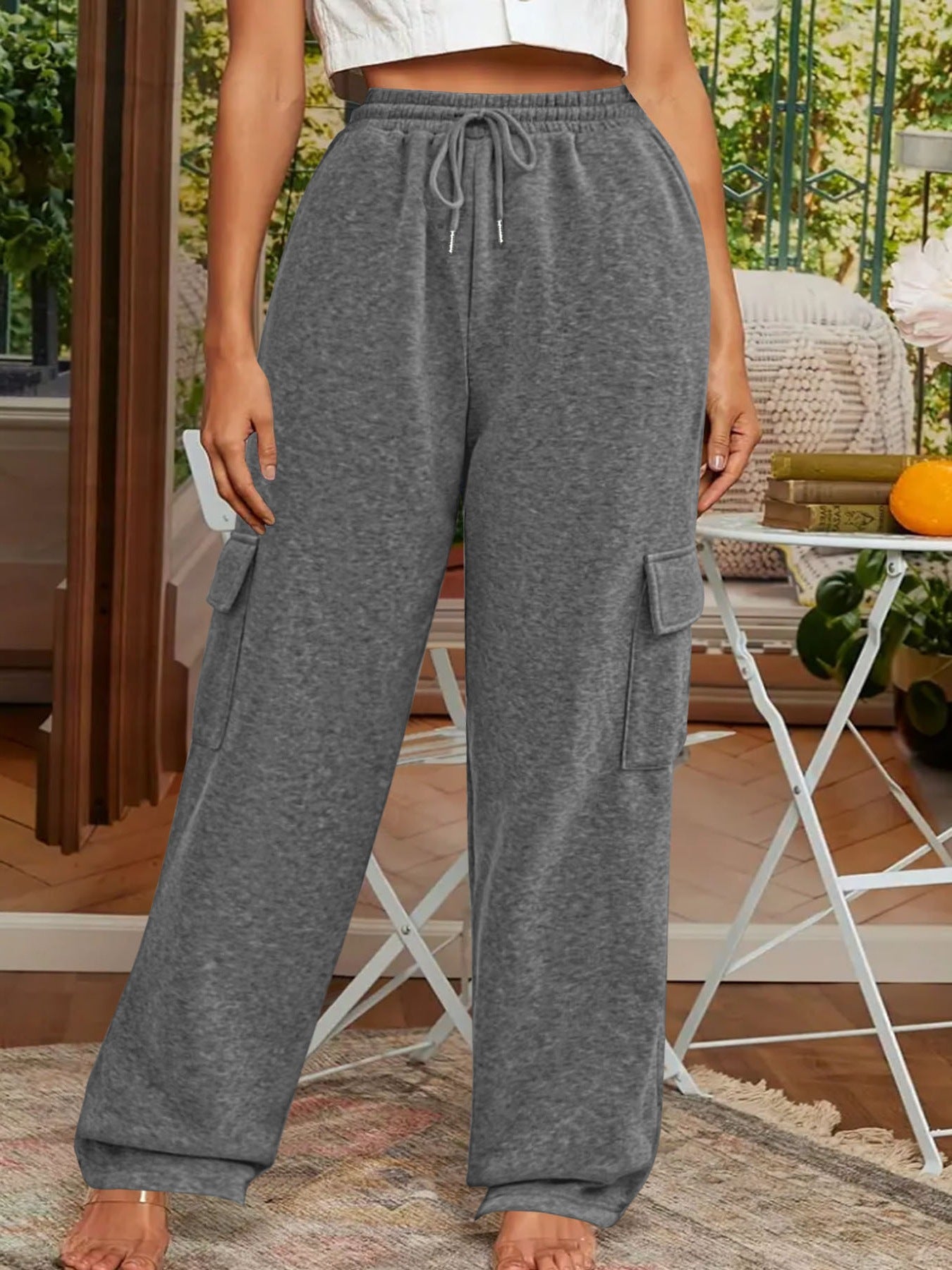 Damen Komfortable Freizeithose mit praktischen Taschen Stalluxe