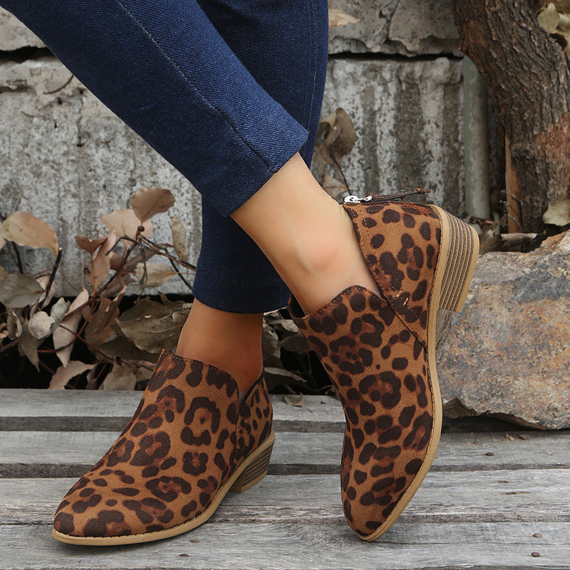 Damen Ankle Boots mit elegantem Reißverschluss und komfortablem Blockabsatz Stalluxe