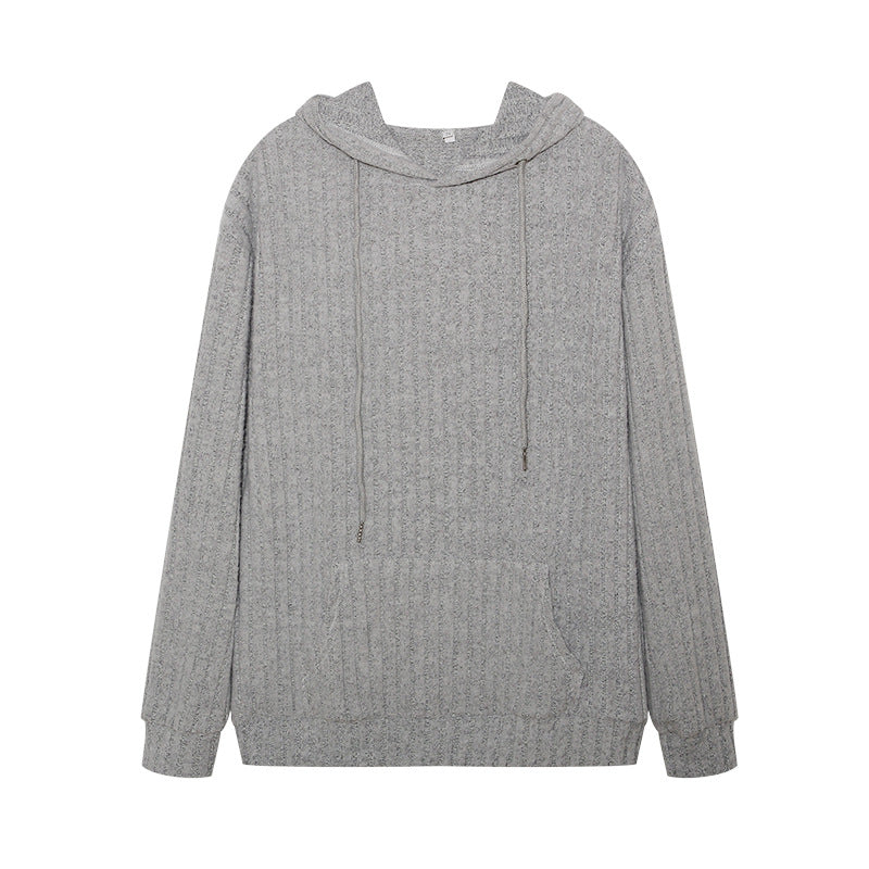 Damen Freizeit Hoodie mit strukturiertem Design und Kängurutasche Stalluxe