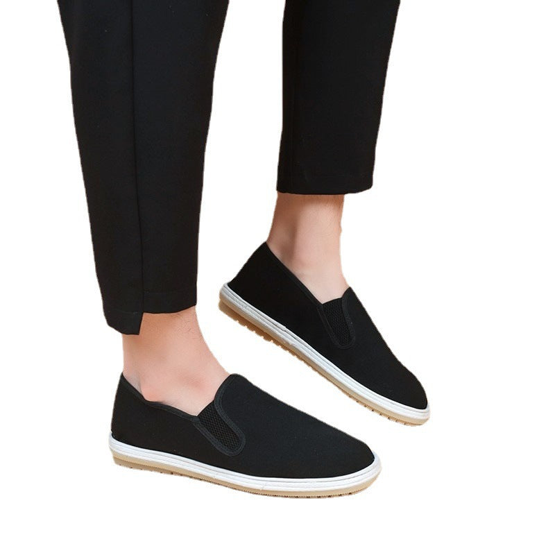 Damen Bequeme Slip-On Freizeitschuhe mit atmungsaktiven Einsätzen Stalluxe