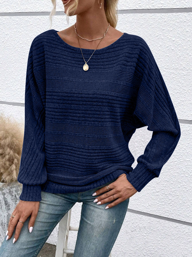 Damen lässiger Strickpullover Stalluxe