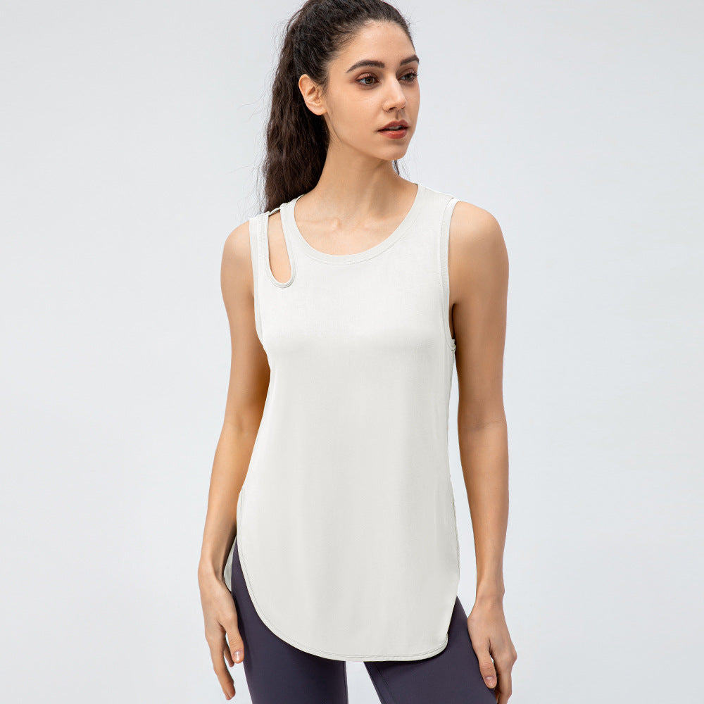 Damen Sportliches Funktions-Tanktop mit elegantem Pailletten-Detail Stalluxe