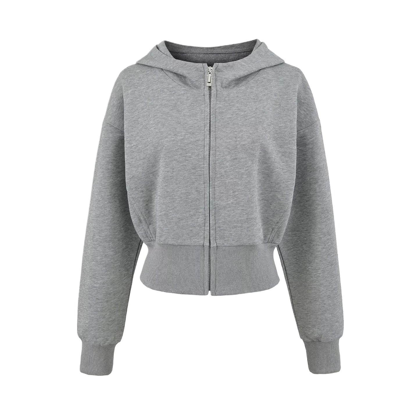 Damen Sportliche Kapuzenjacke mit lässigem Schnitt und praktischen Reißverschlusstaschen Stalluxe