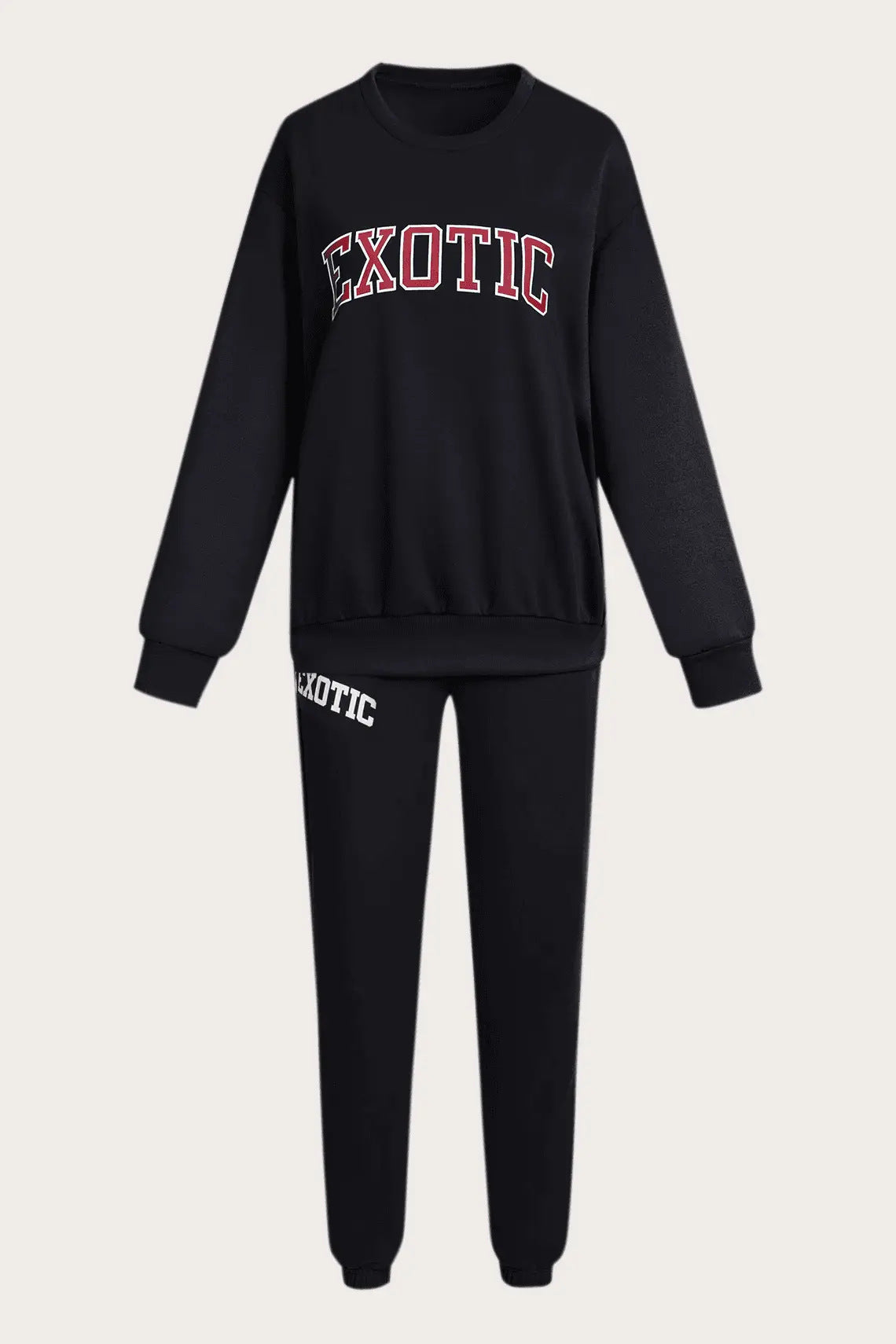 Damen Sportliches Sweatshirt und Jogginghose Set Stalluxe