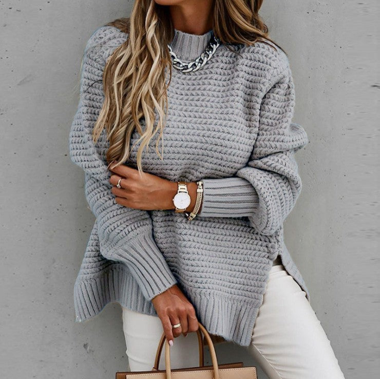 Damen Kuscheliger Strickpullover im lässigen Oversize-Schnitt Stalluxe