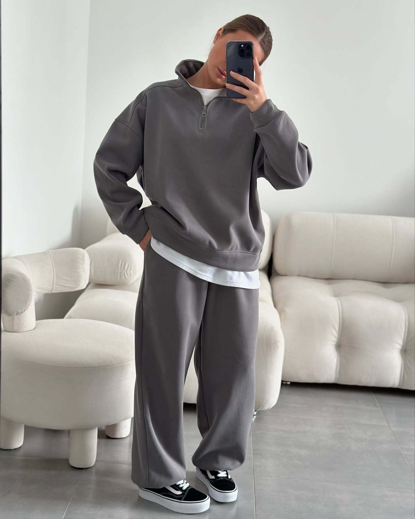 Damen lässiger Hoodie und Jogginghose Stalluxe