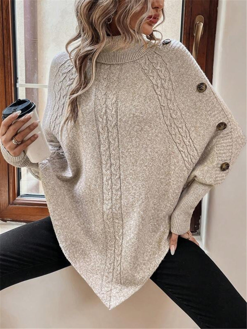 Damen Strickpullover mit eleganten Knopfdetails und lässigem Schnitt Stalluxe