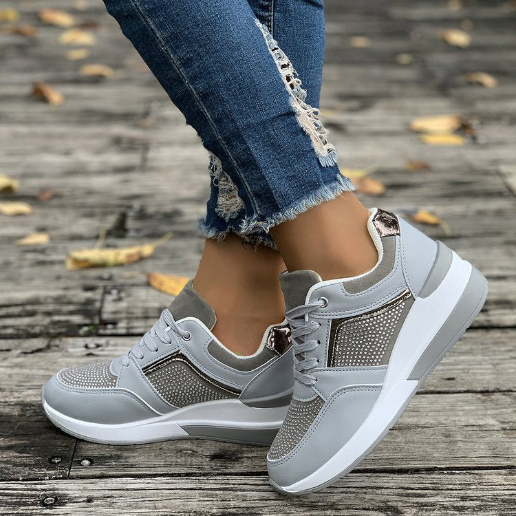 Damen sportliche Sneaker mit atmungsaktiver Mesh-Oberfläche und dämpfender Sohle Stalluxe